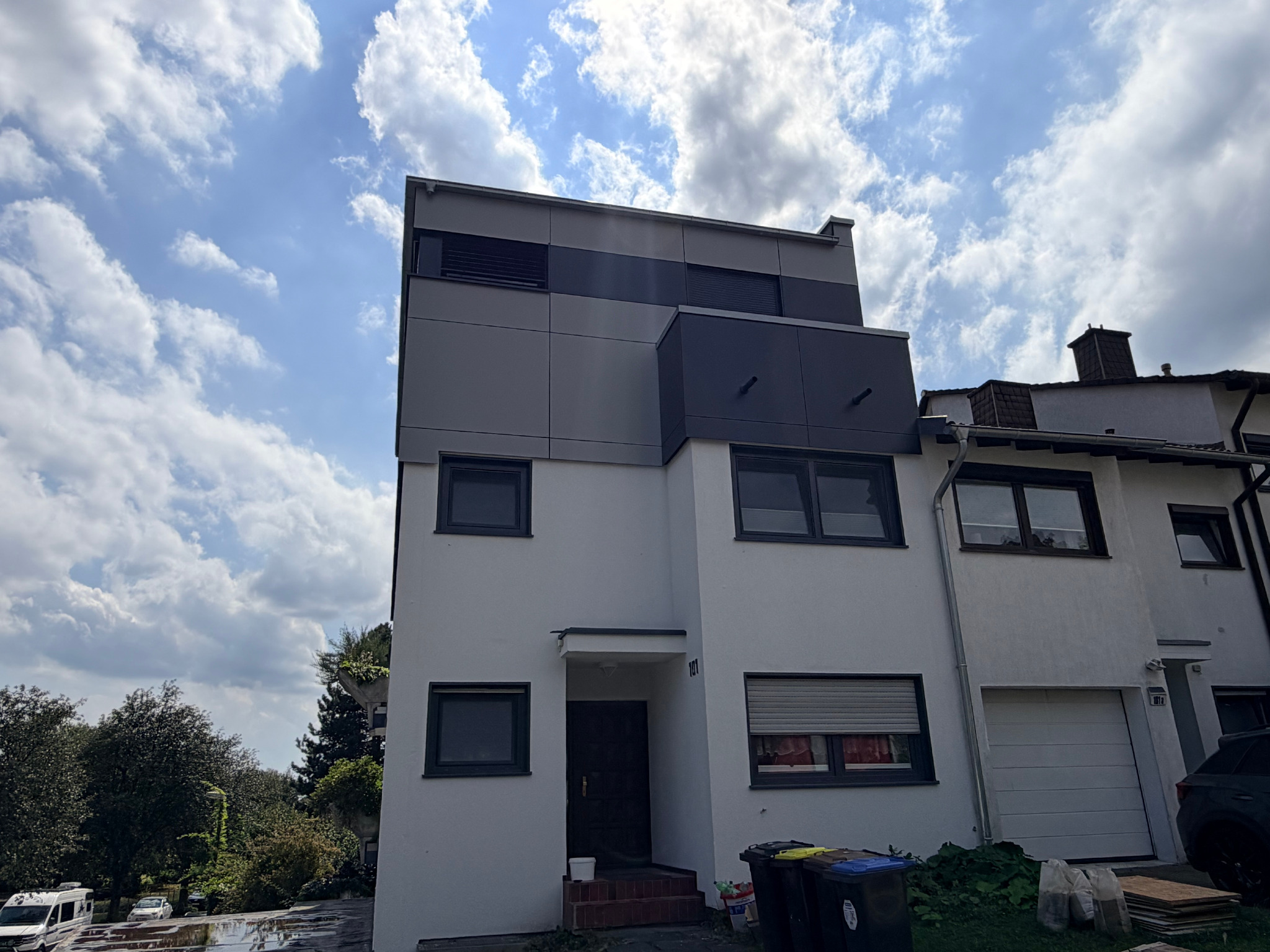 Fertiggestellte Aufstockung